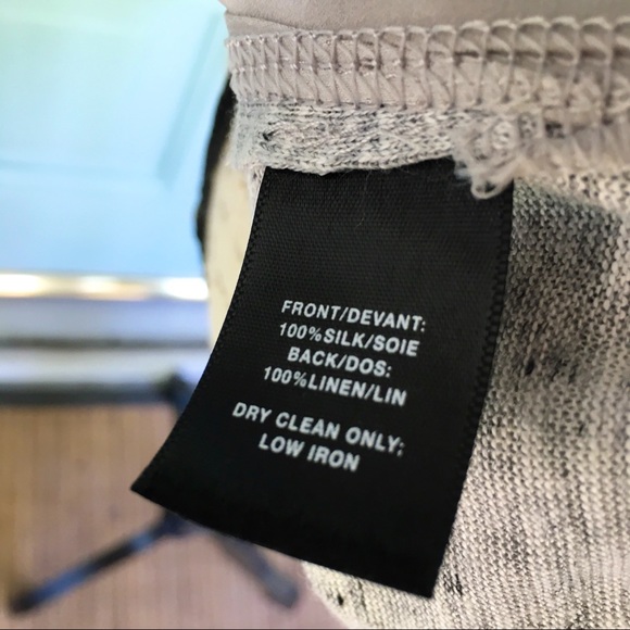 Lafayette 148 New York Silk and Linen Blouse - Picture 6 of 8